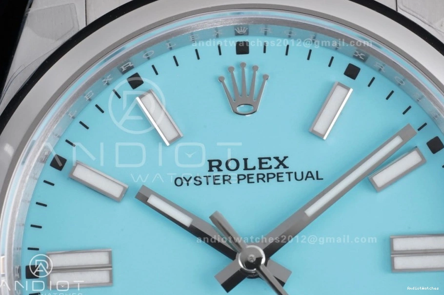 V 904L 1:1 Blue 124300 DD3230 Best Oyster Perpetual VSF 41mm Supportive 947 Dial Edition Steel Tiffany 0808